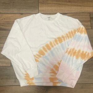 Victoria’s Secret PINK Tie Dye Pullover Crew